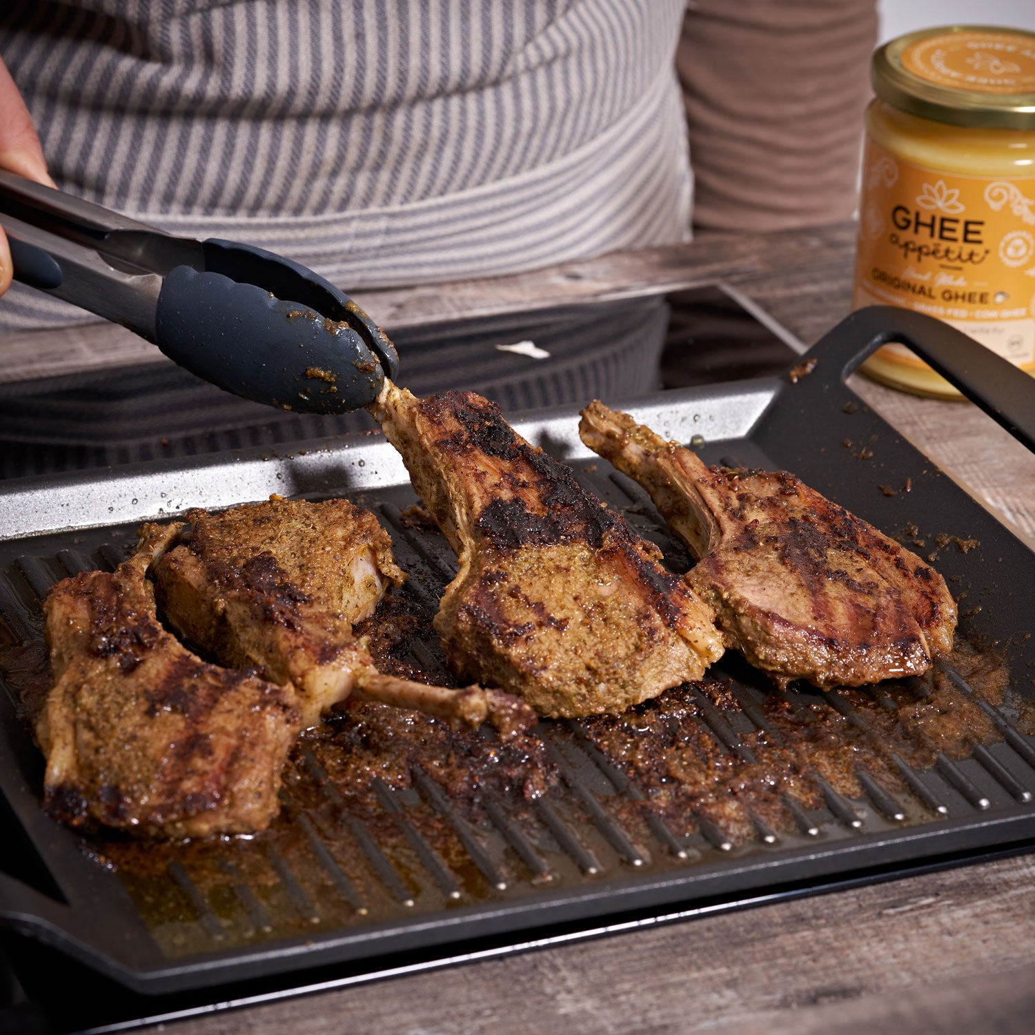 Ghee Grilled Spicy Lamb Chops