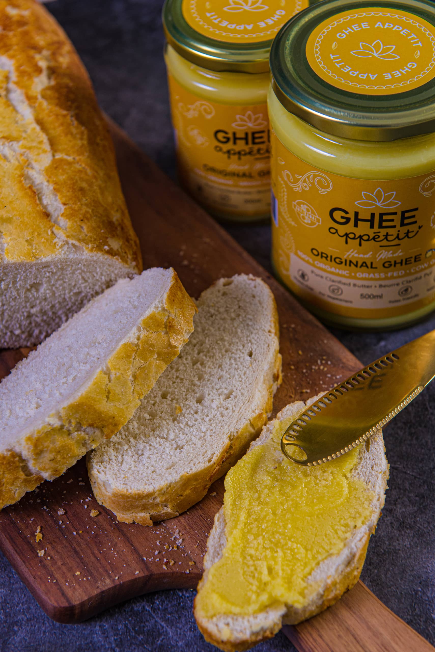 The Ghee Co. , Product-Ghee , 32 oz , Made with Grade AA butter