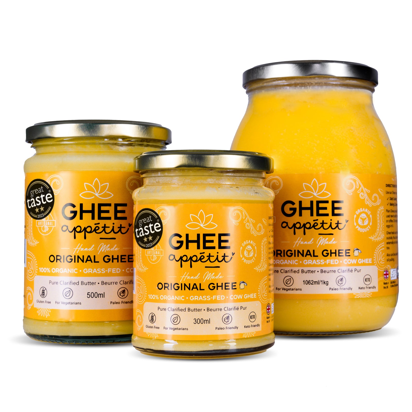 The Ghee Co. , Product-Ghee , 32 oz , Made with Grade AA butter