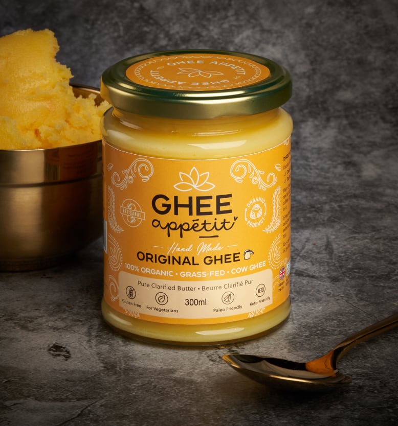 Organic Ghee UK Organic Grass Fed Cow Ghee Ghee Appetit